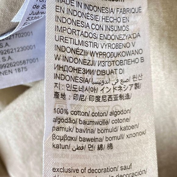 CALVIN KLEIN Khaki Green Button Down NWT - Picture 8 of 8